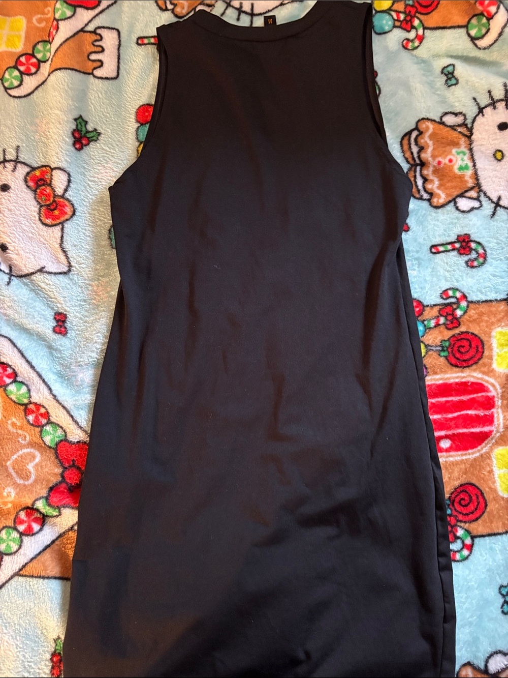 Black Racing Graphic Dress - Picture 3 of 3